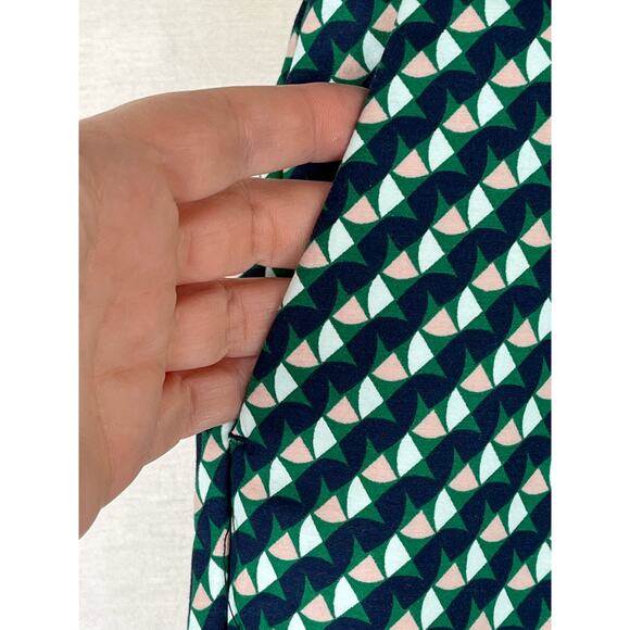 Boden True Green Geo Kensington turnup trouser pants, size 2P, EUC - Picture 5 of 10